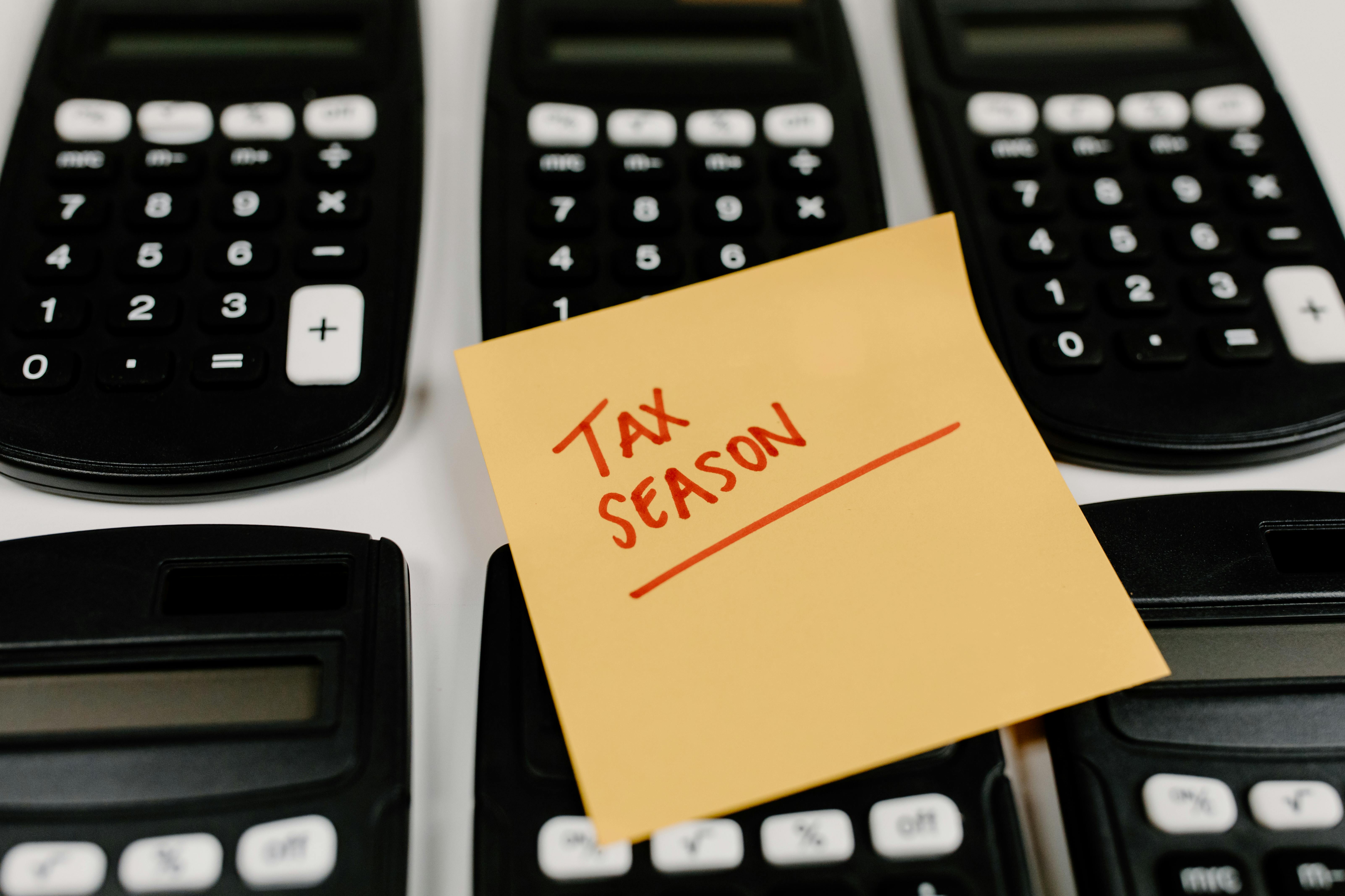 Professional accountant working at a modern office desk