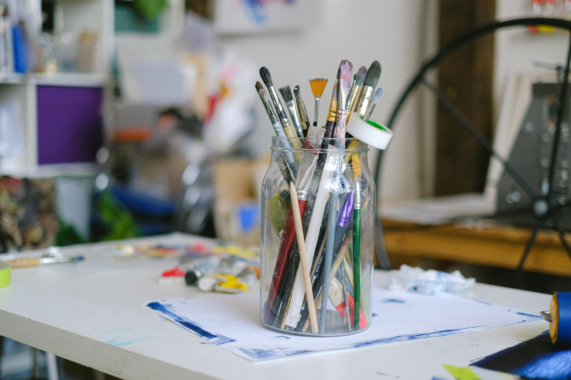 Abstract expressionist works on paper