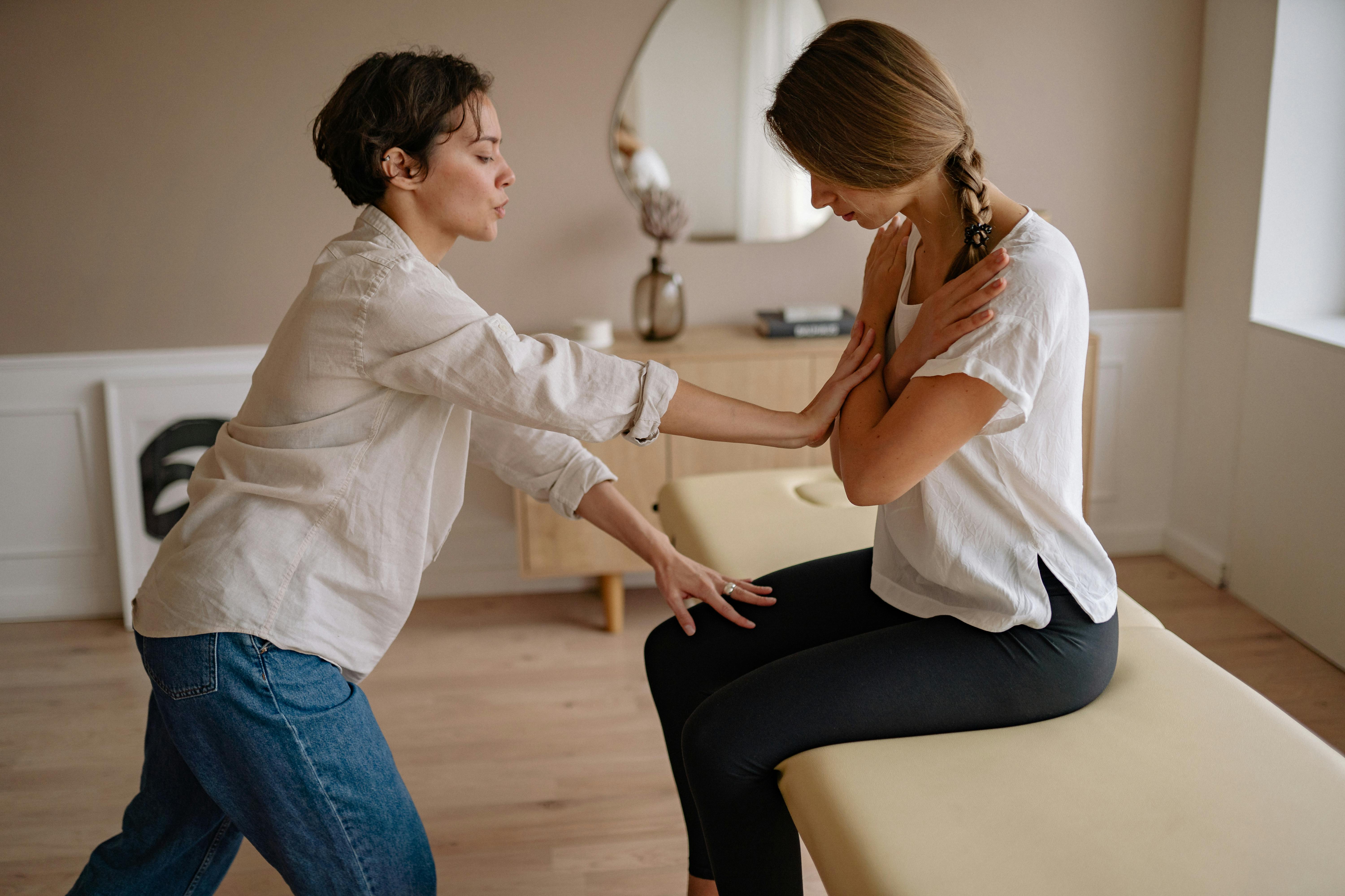 Patient receiving comprehensive chiropractic treatment