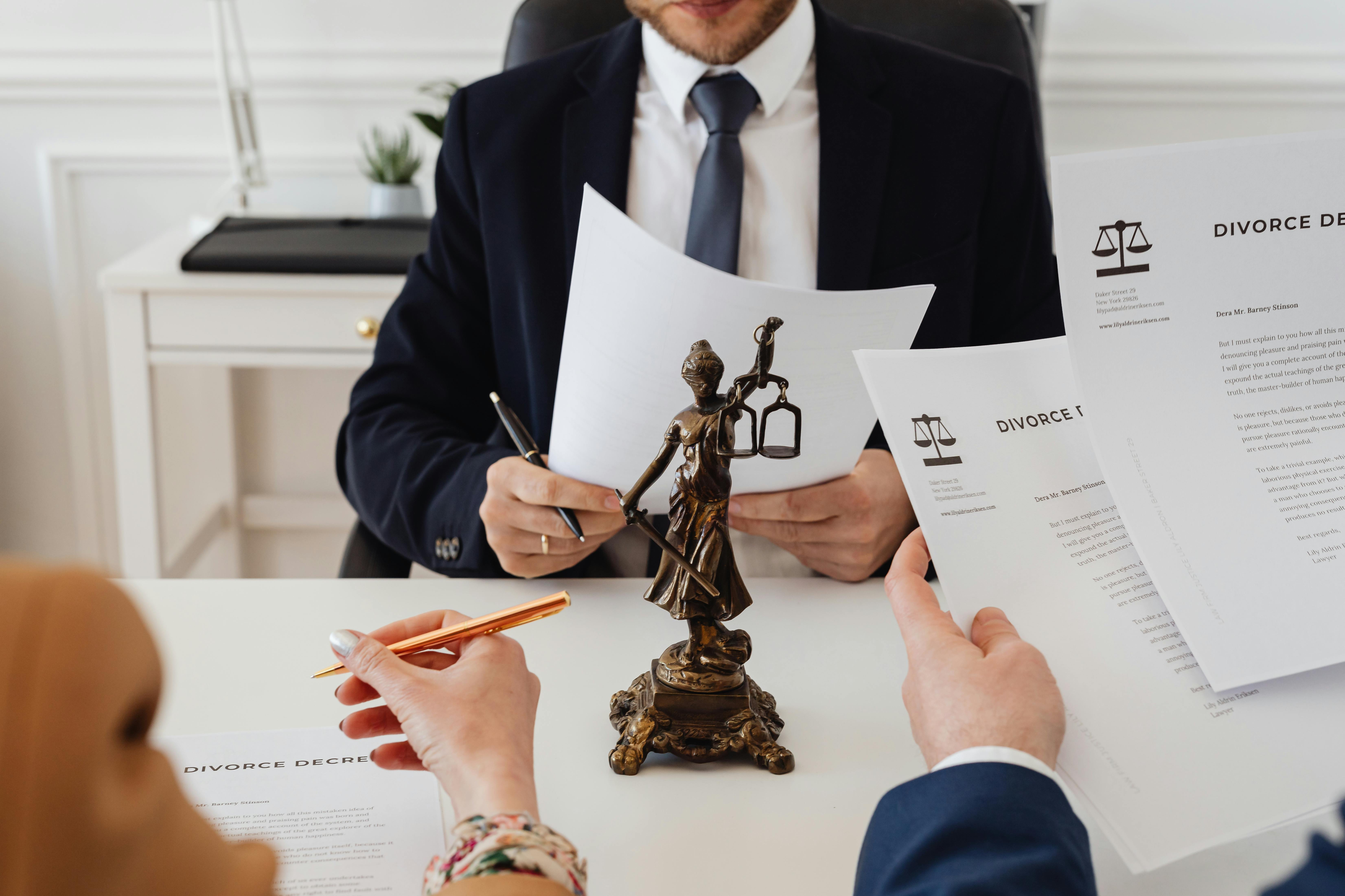 Attorney Jonathan Westridge in his Durango office