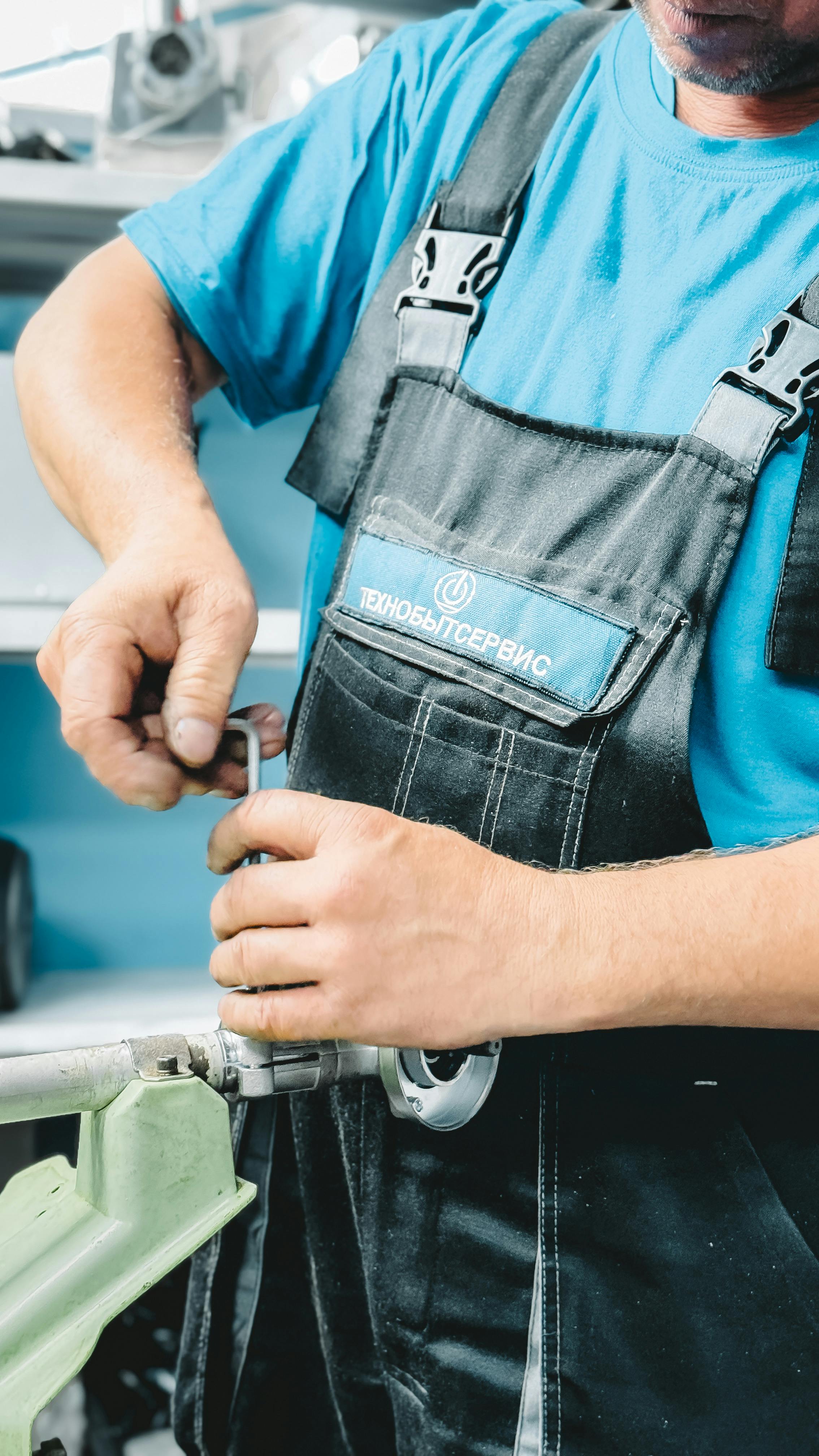 Blue River Plumbing professional at work