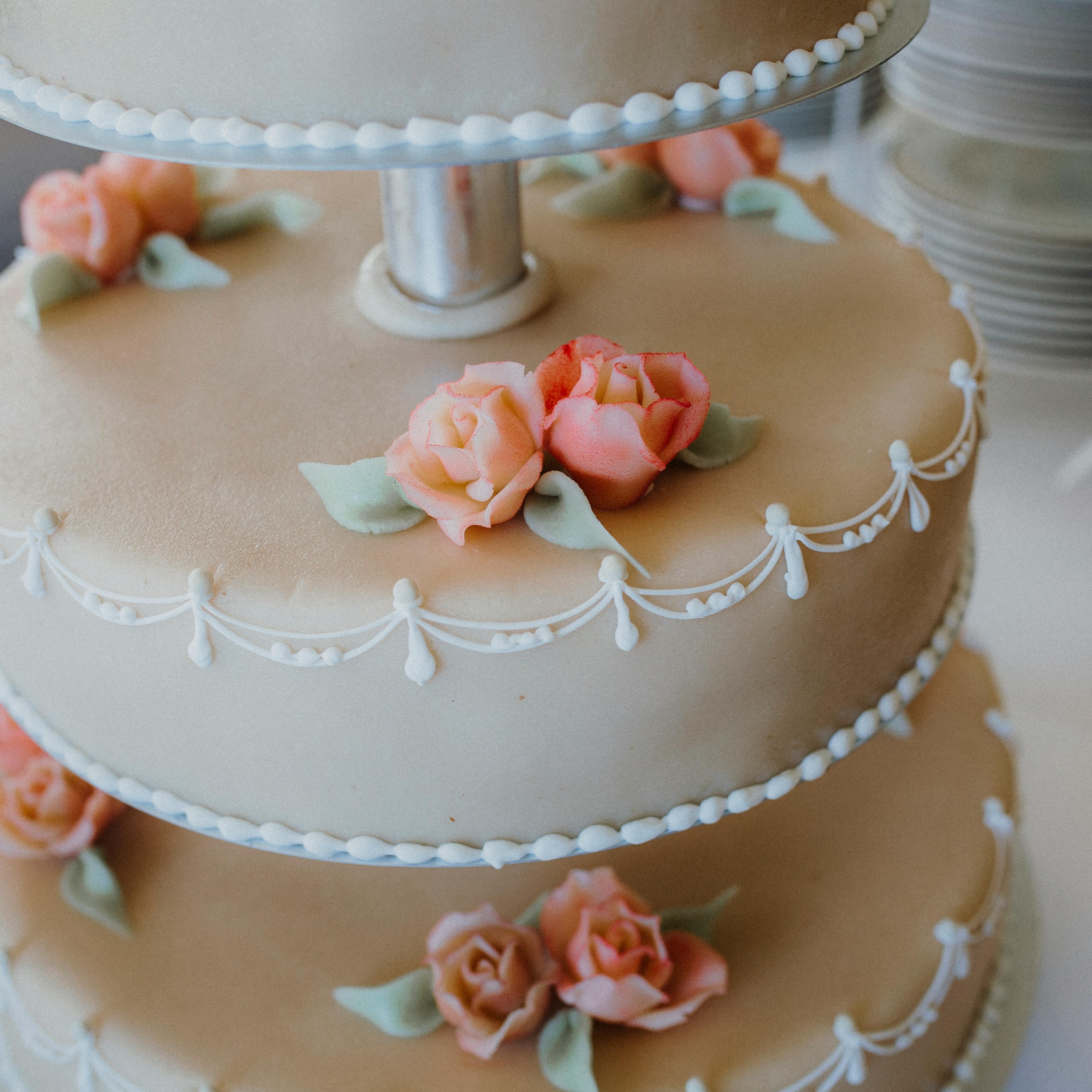 Bridal bouquet with sage and blush flowers
