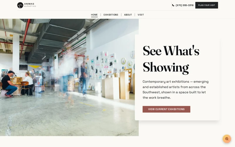 Art Gallery Modern template preview