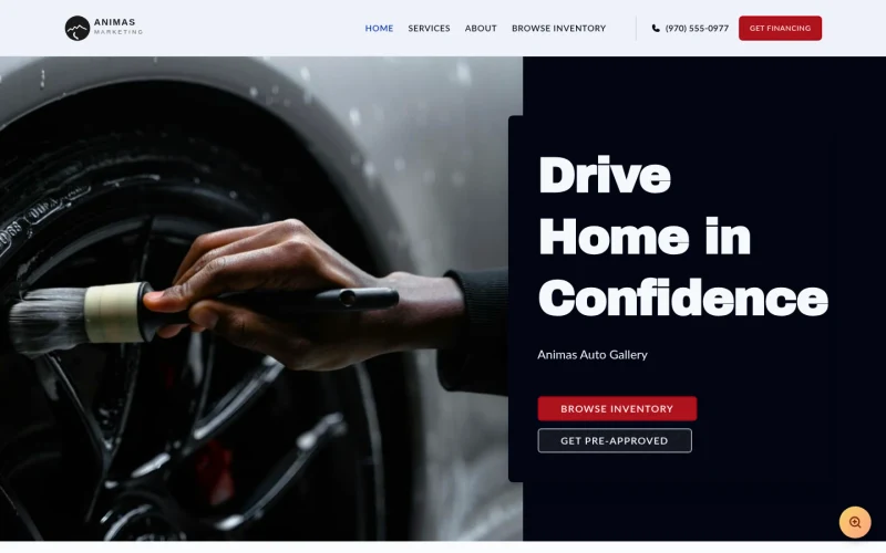 Car Dealer Showroom template preview
