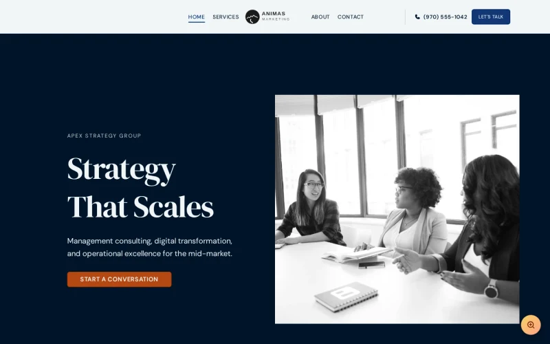 Consulting Global template preview