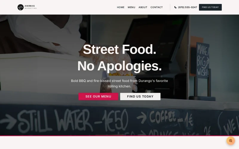 Food Truck Urban template preview