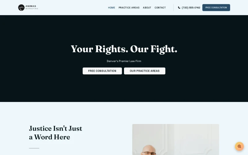 Law Editorial template preview