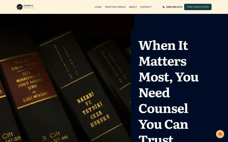 Legal Services Authority template preview