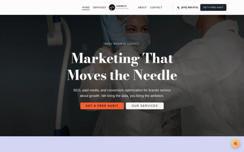 Marketing Agency Bold template preview