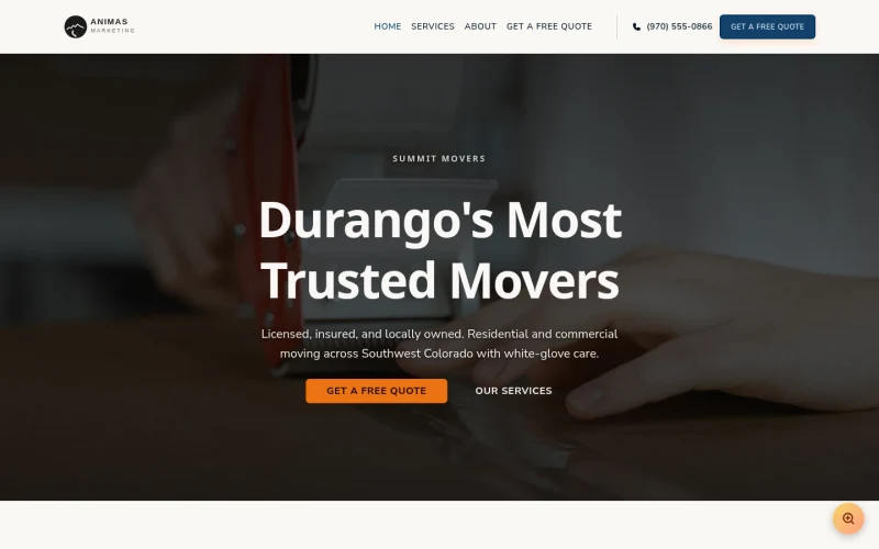 Moving Company Trust template preview