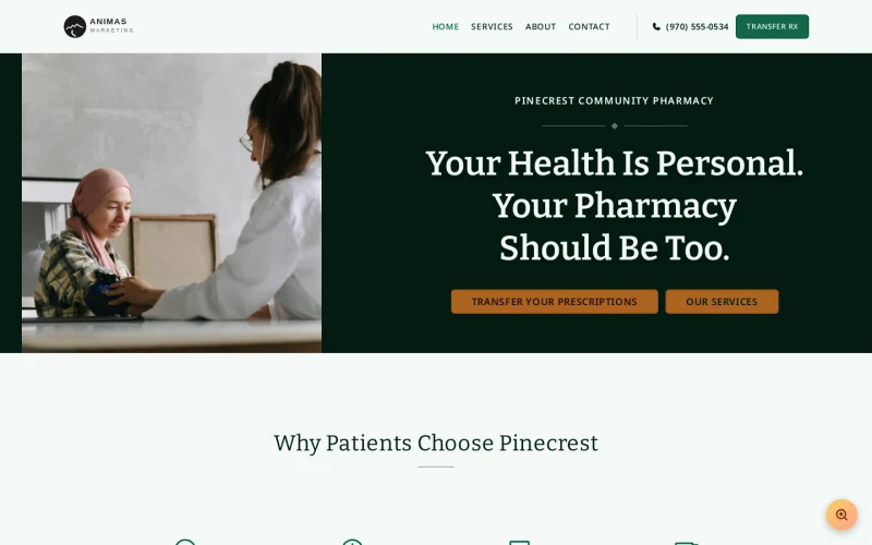 Pharmacy Professional template preview