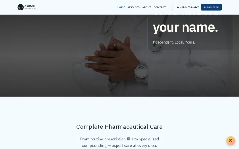 Pharmacy Trust template preview