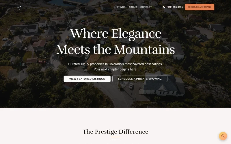 Real Estate Luxury template preview