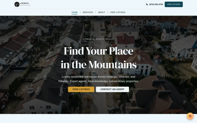 Real Estate Modern template preview